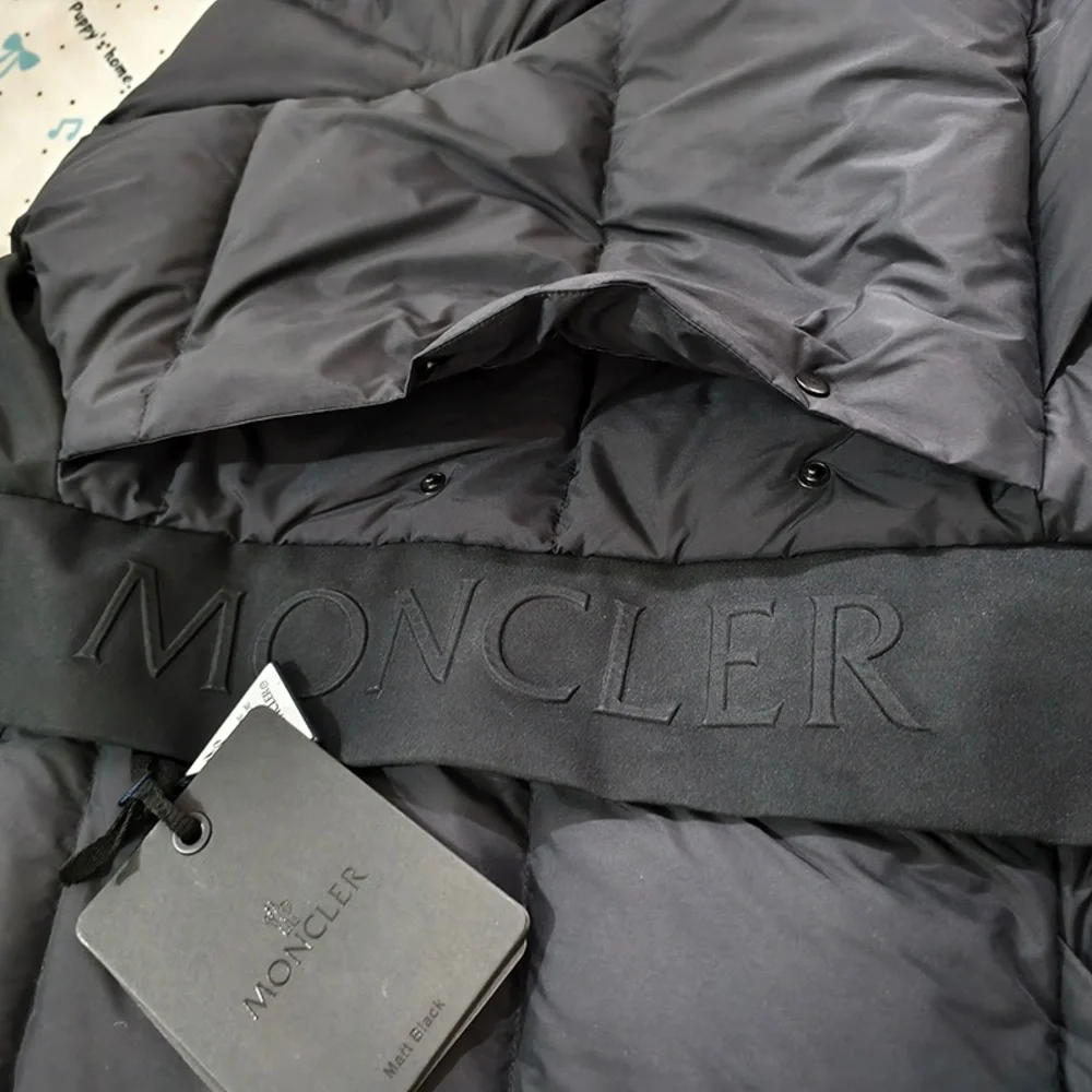 Moncler Black Hooded Down Jacket - Picture 5 of 13